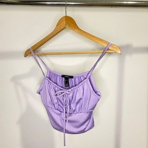 Purple Crop Top